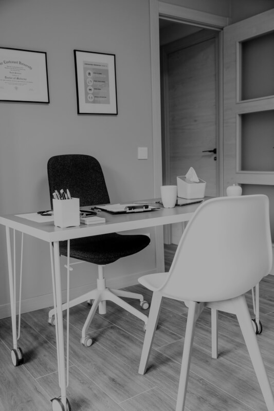 Agentur Interior of empty doctor's office